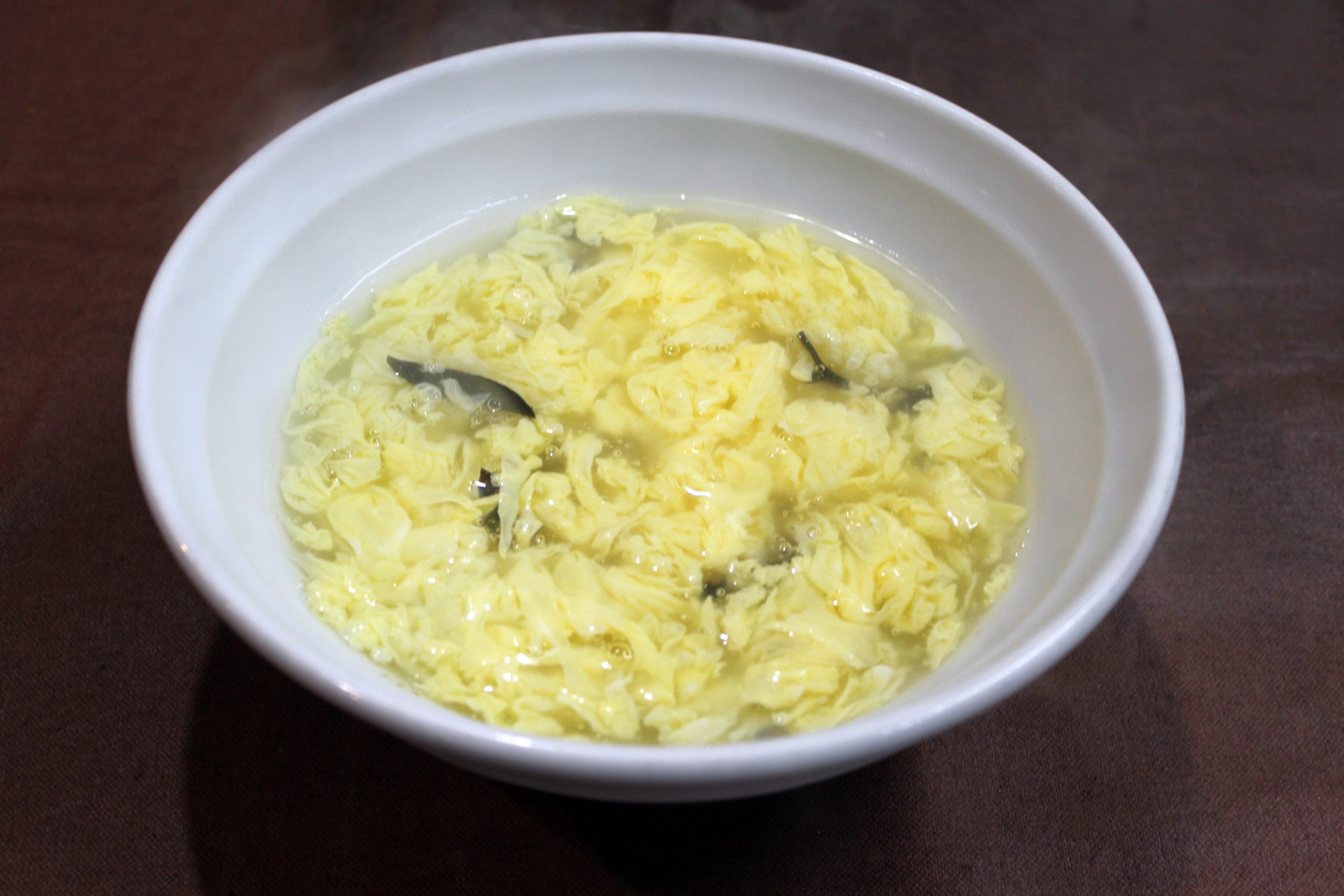 【中華湯】玉子とキクラゲのスープ