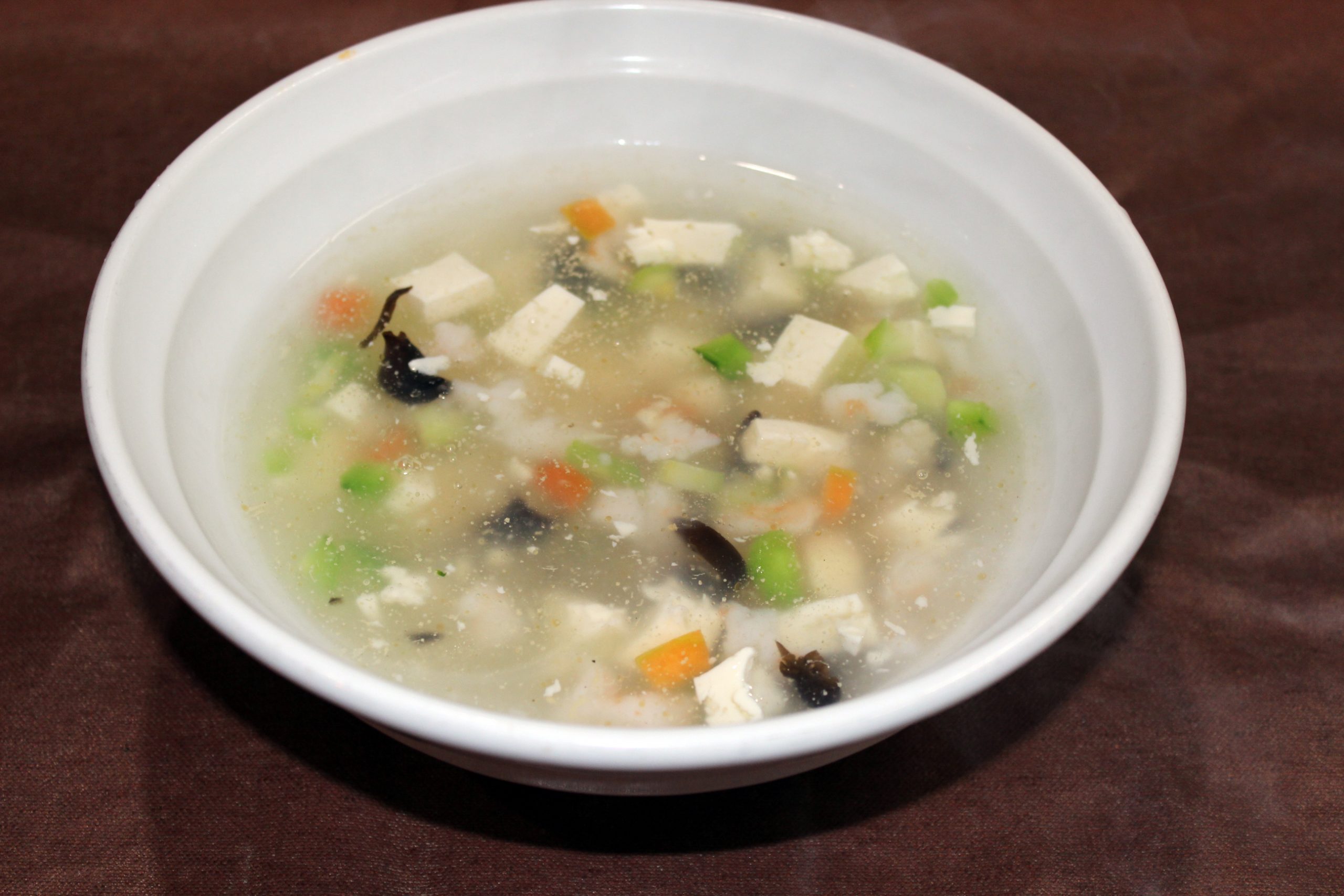 【蝦仁豆腐湯】海老と豆腐のスープ